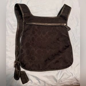 Coach backpack purse black